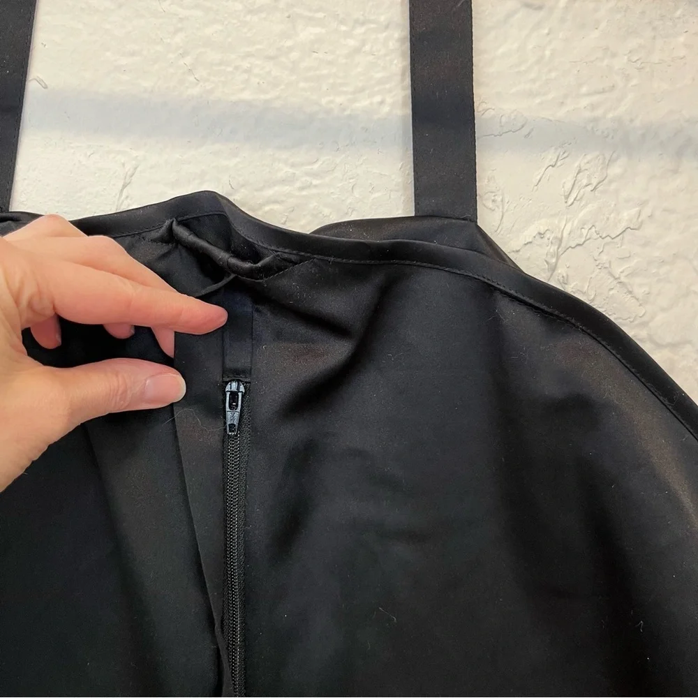 Balmain Paris H&M Garment Dust Bag Travel Black Satin 56x22